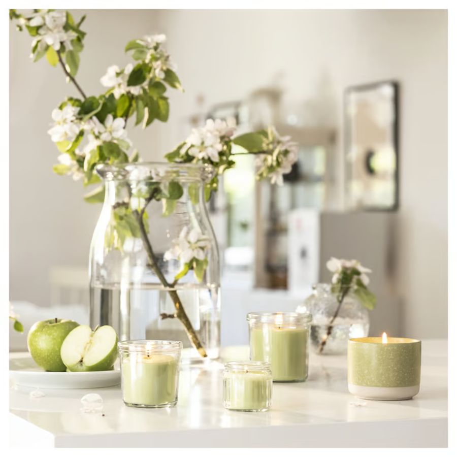 شمع معطر ایکیا مدل IKEA LOVSKOGSLUND